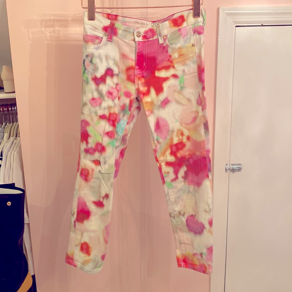 GUC! Kate Spade watercolor jeans. Size 25.